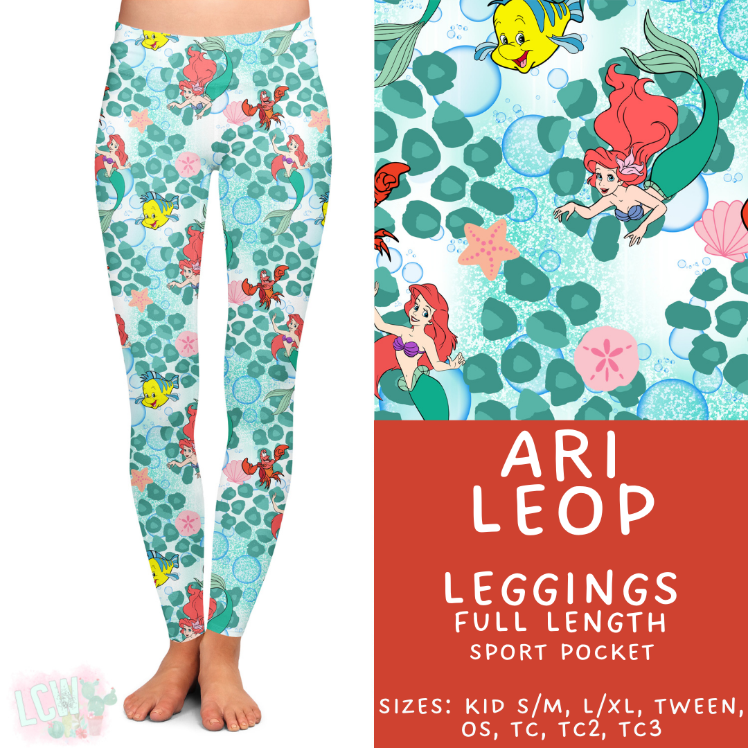 Batch #467 - Princess Leopard - Closes 12/24 - ETA late Feb - Ari Leop Full Length Leggings