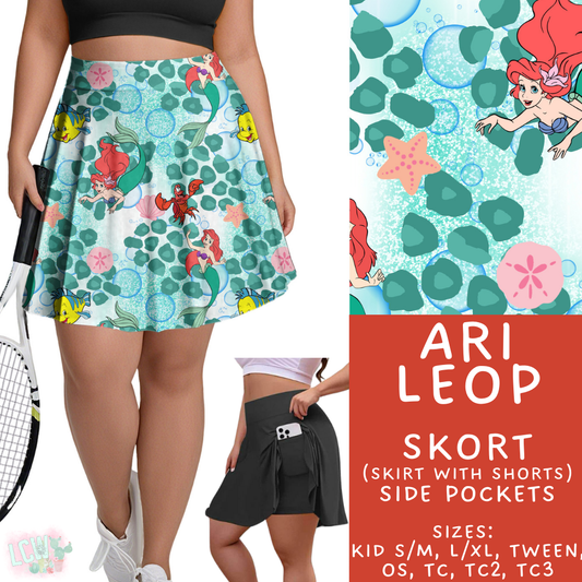 Batch #467 - Princess Leopard - Closes 12/24 - ETA late Feb - Ari Leop Skort