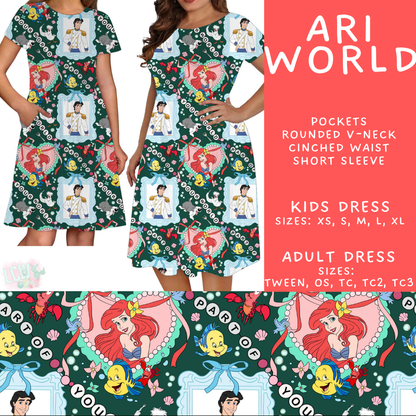Batch #552 - Magical Faves 22 - Closes 7/6 - ETA early Sept - Ari World Adult & Kids Dresses