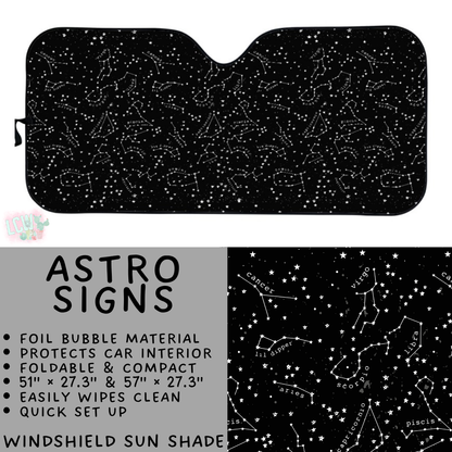 Batch #554 - Car Accessories 3 - Closes 7/10 - ETA early/mid Sept - Astro Signs Windshield Sun Shade