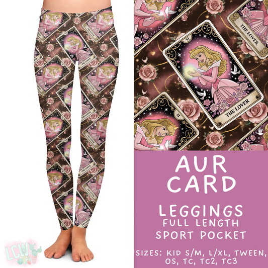 Batch #474 - Princess Tarot - Closes 1/12 - ETA early/mid March - Aur Card Full Length Leggings