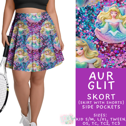 Batch #557 - Princess Glitter - Closes 7/17 - ETA mid Sept - Aur Glit Skort