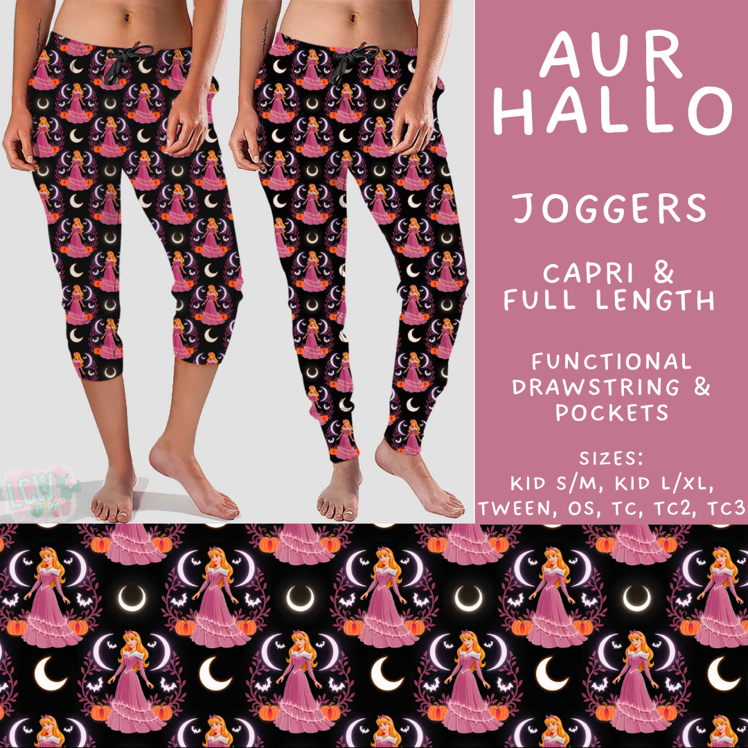 Batch #569 - Princess Halloween - Closes 8/14 - ETA early/mid Oct - Aur Hallo Full and Capri Length Joggers