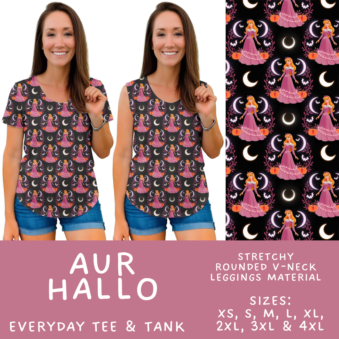 Batch #569 - Princess Halloween - Closes 8/14 - ETA early/mid Oct - Aur Hallo Everyday Tank & Tee