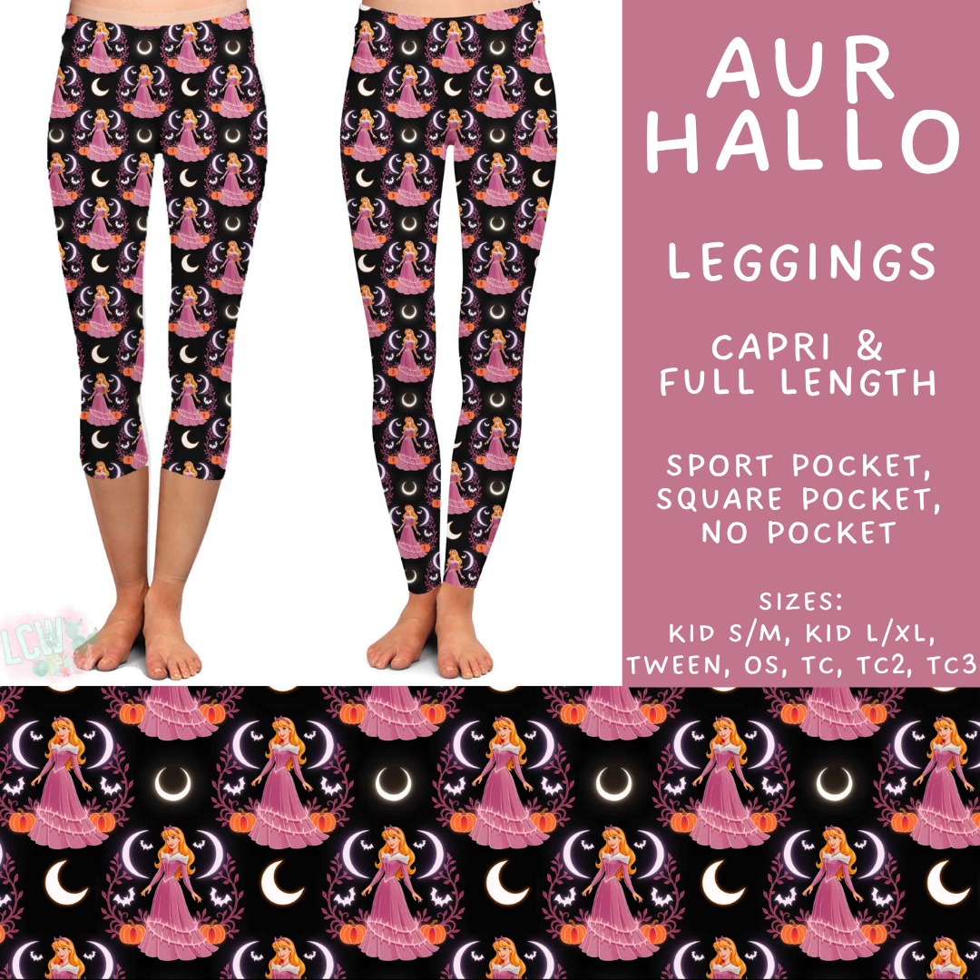 Batch #569 - Princess Halloween - Closes 8/14 - ETA early/mid Oct - Aur Hallo Full and Capri Length Leggings