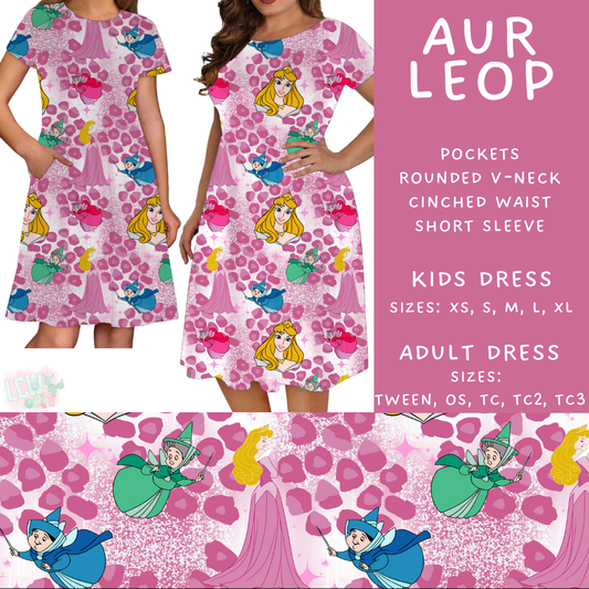 Batch #467 - Princess Leopard - Closes 12/24 - ETA late Feb - Aur Leop Womens & Girls Dresses