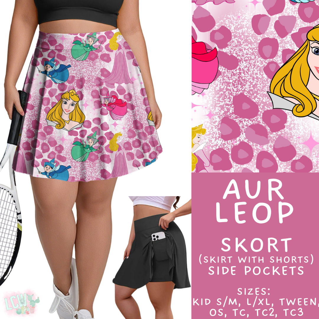 Batch #467 - Princess Leopard - Closes 12/24 - ETA late Feb - Aur Leop Skort