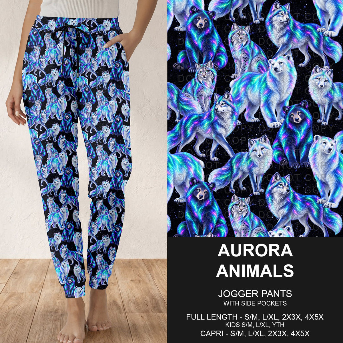 B320 - Preorder Aurora Animals Joggers (Closes 11/08. ETA: mid Jan.)