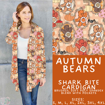 Batch #583 - Magical Character Fall - Closes 9/9 - ETA early Nov - Autumn Bears Cardigan