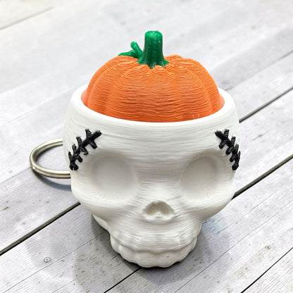 Pumpkin Brains Keychain- Fidget Clicker- 3D Printed