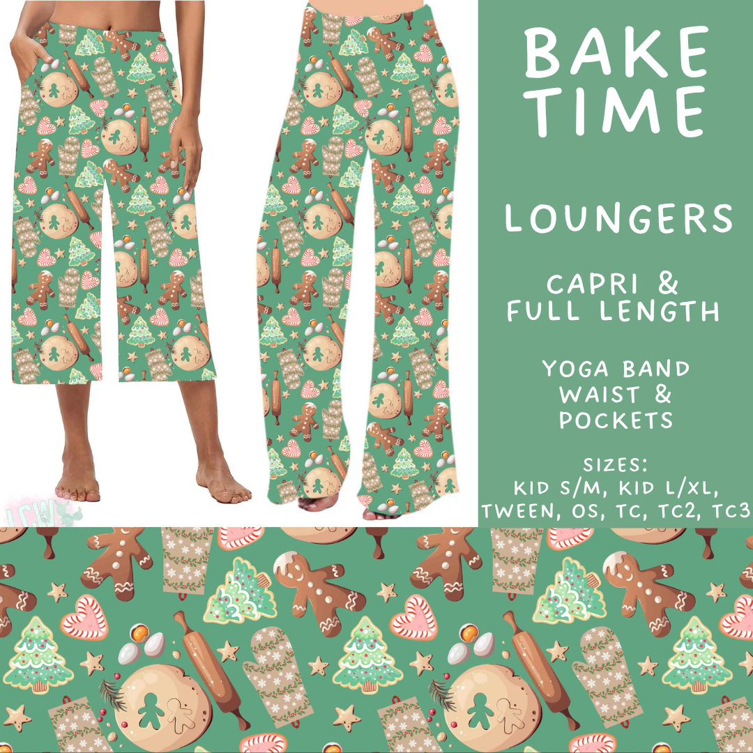 Batch #600 - Jingle all the Way 2 - Closes 10/19 - ETA early/mid Dec - Bake Time Capri and Full Length Loungers