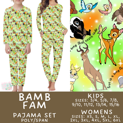 Batch #590 - Magical Family Pajamas - Closes 9/18 - ETA mid Nov - Bamb Fam Women's & Kid's Pajama Set