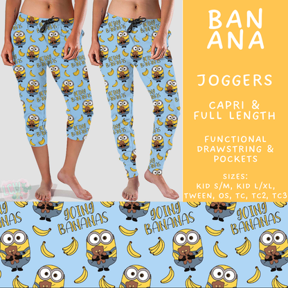Batch #531 - Cool Characters 15 - Closes 5/18 - ETA late July - Ban Ana Full and Capri Length Joggers