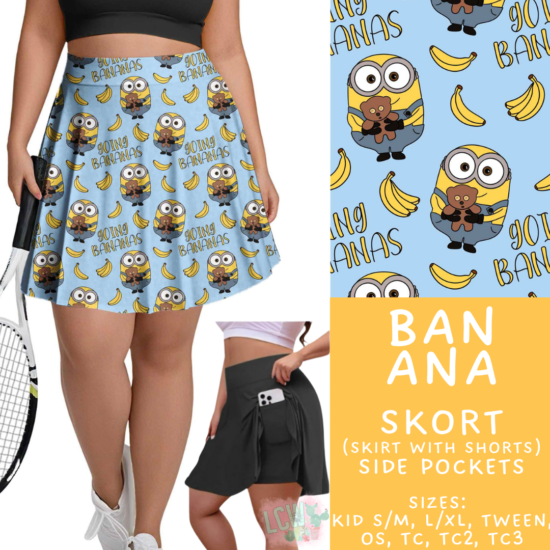 Batch #531 - Cool Characters 15 - Closes 5/18 - ETA late July - Ban Ana Skort