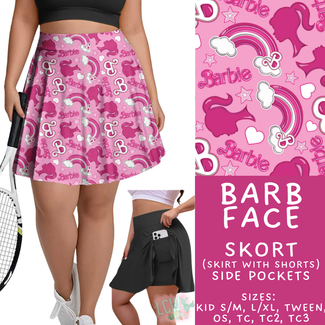 Batch #544 - Cool Characters 16 - Closes 6/17 - ETA mid August - Barb Face Skort