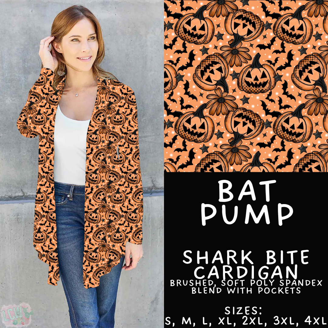 Batch #556 - Halloween 3 - Closes 7/15 - ETA mid Sept - Bat Pump Cardigan