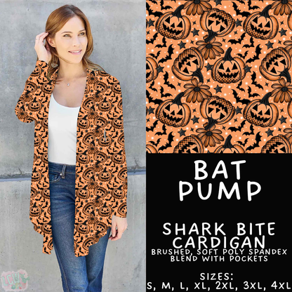 Batch #556 - Halloween 3 - Closes 7/15 - ETA mid Sept - Bat Pump Cardigan