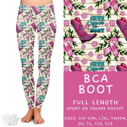 Ready to Ship - BCA Boot Full Length Leggings - Sport Pocket OS