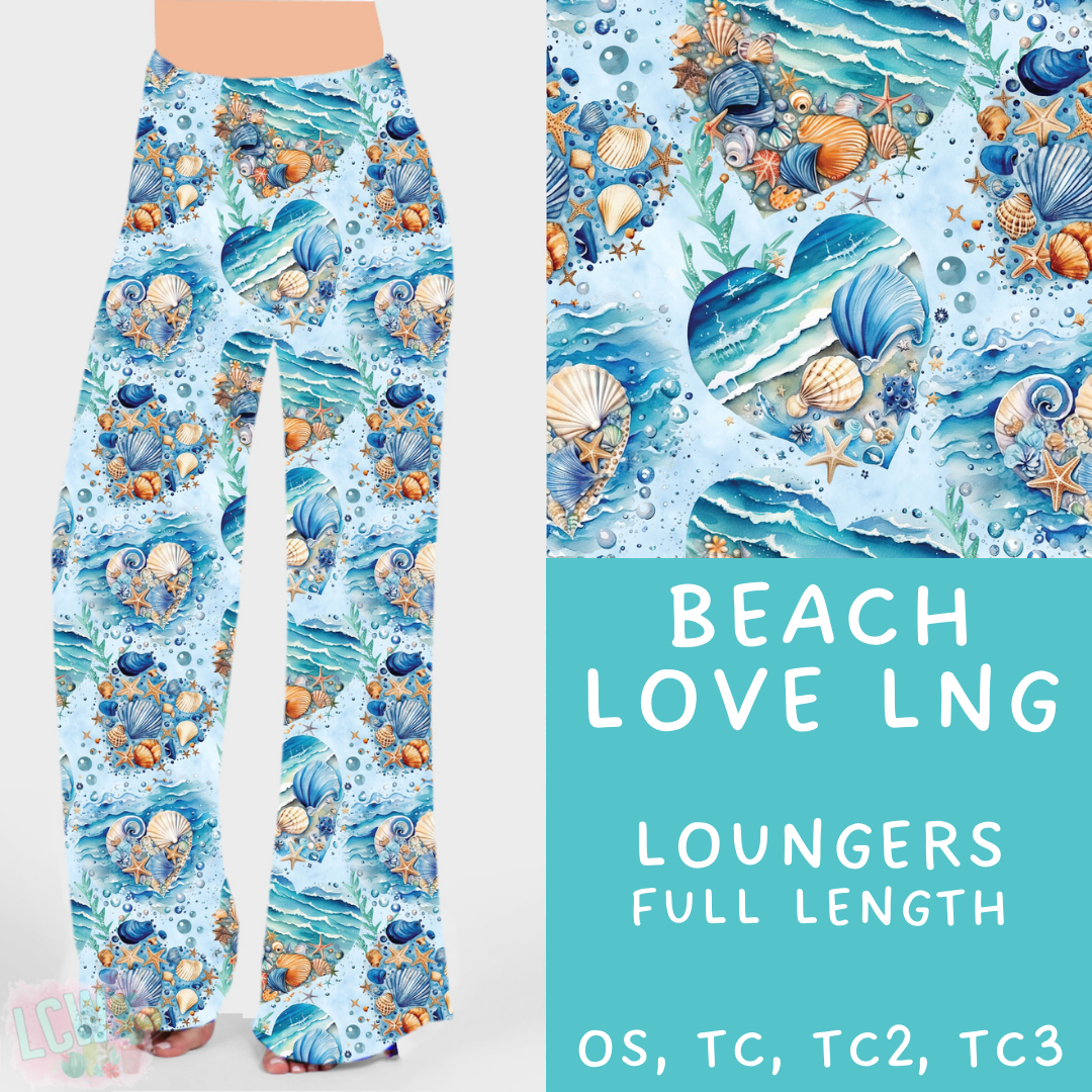 Batch #530 - Sea Life - Closes 5/15 - ETA mid July -  Beach Love Capri and Full Length Loungers