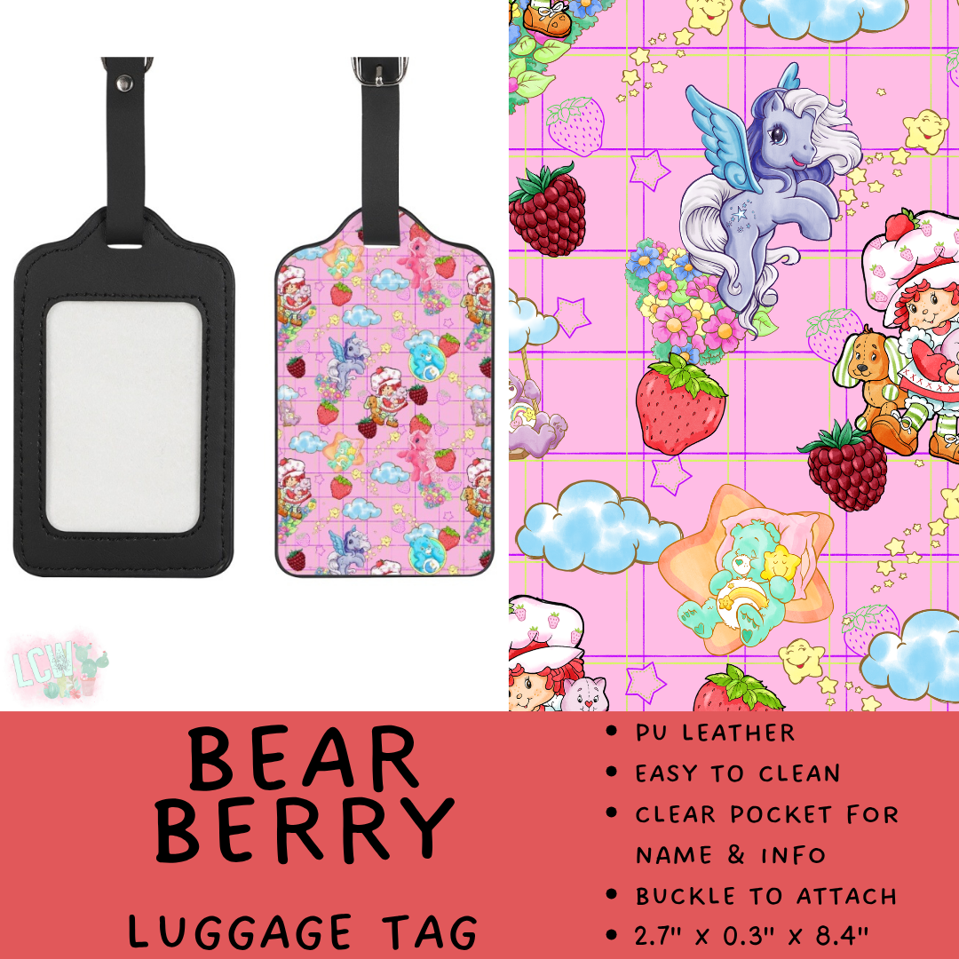 Batch #609 - Travel Collection 2 - Closes 11/6 - ETA early Jan - Bear Berry Luggage Tag