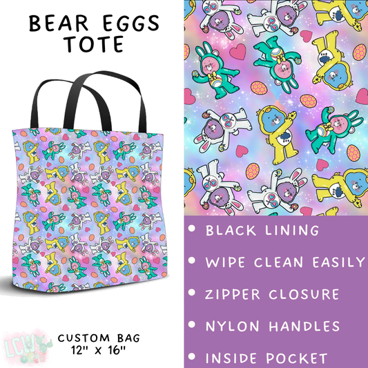 Batch #477 - Magical Character Easter - Closes 1/12 ETA - Early March - Bear Eggs Tote