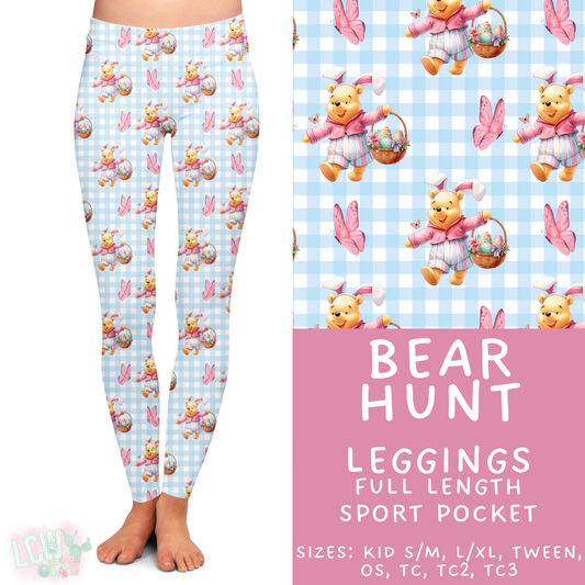Batch #477 - Magical Character Easter - Closes 1/12 ETA - Early March - Bear Hunt Full Length Leggings