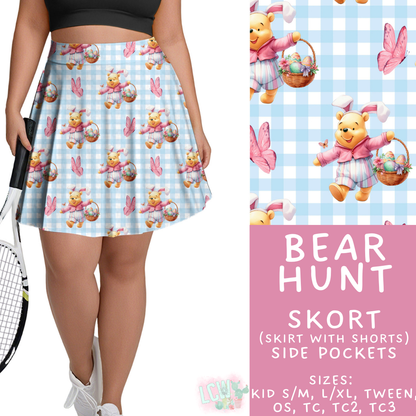 Batch #477 - Magical Character Easter - Closes 1/12 ETA - Early March - Bear Hunt Skort