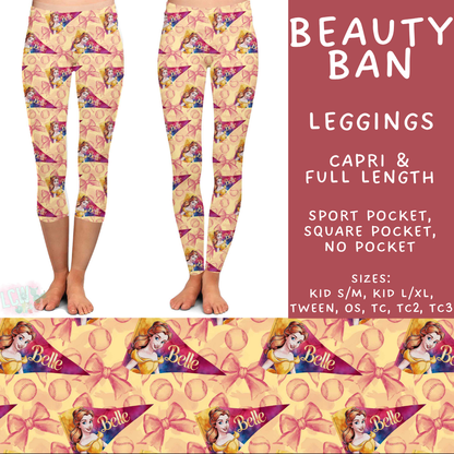 Batch #542 - Pennant Banner Collection - Closes 6/12 - ETA mid August - Beauty Ban Full and Capri Length Leggings