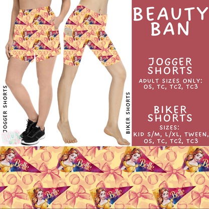 Batch #542 - Pennant Banner Collection - Closes 6/12 - ETA mid August - Beauty Ban Biker & Jogger Shorts