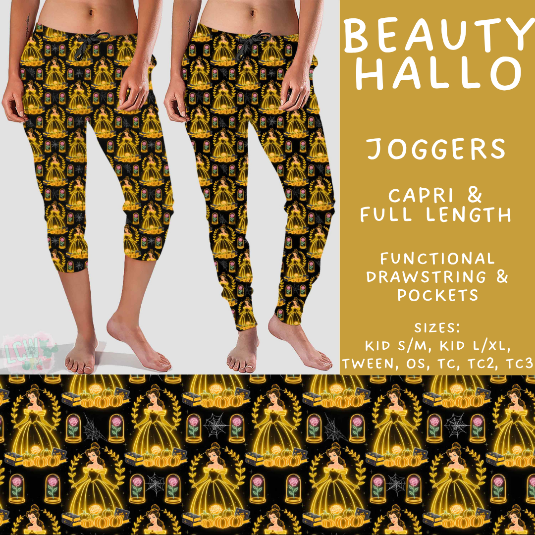 Batch #569 - Princess Halloween - Closes 8/14 - ETA early/mid Oct - Beauty Hallo Full and Capri Length Joggers