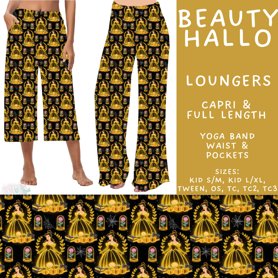 Batch #569 - Princess Halloween - Closes 8/14 - ETA early/mid Oct - Beauty Hallo Capri and Full Length Loungers