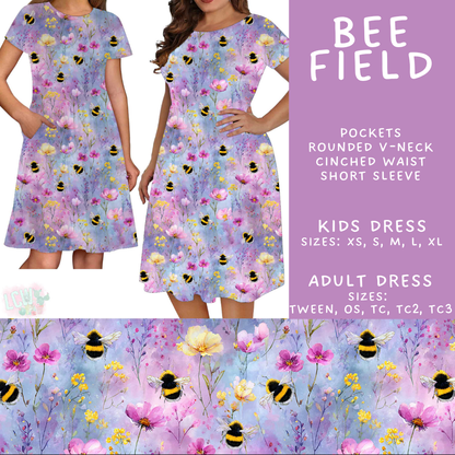 Batch #548 - May Request Run - Closes 6/26 - ETA late August - Bee Field Adult & Kids Dresses