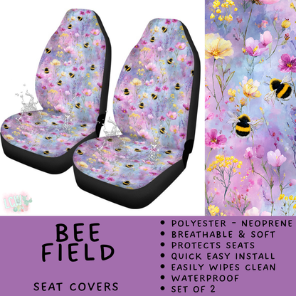 Batch #554 - Car Accessories 3 - Closes 7/10 - ETA early/mid Sept - Bee Field Vehicle Seat Covers