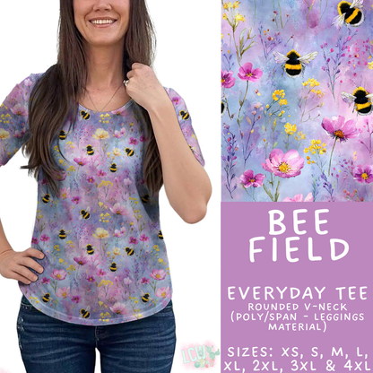 Batch #548 - May Request Run - Closes 6/26 - ETA late August - Bee Field Everyday Tee