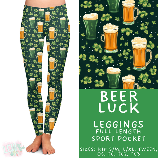 Batch #464 - Lucky Charm Collection - Closes 12/17 - ETA early Feb - Beer Luck Full Length Leggings