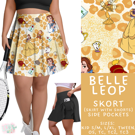 Batch #467 - Princess Leopard - Closes 12/24 - ETA late Feb - Belle Leop Skort