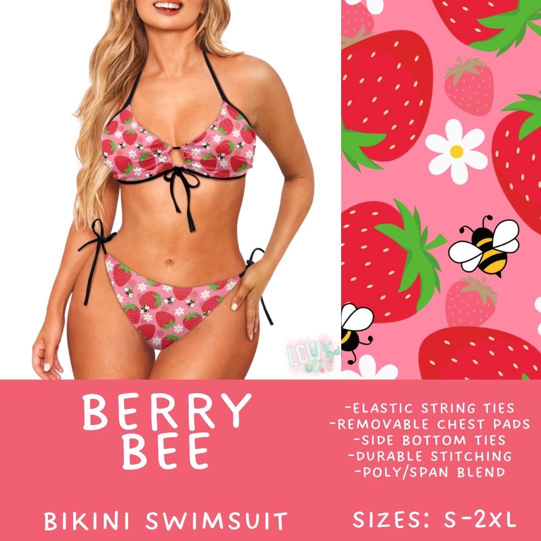 Batch #543 - Pool Party 2 - Closes 6/15 - ETA early/mid August - Berry Bee Women's 2 Piece Bikini