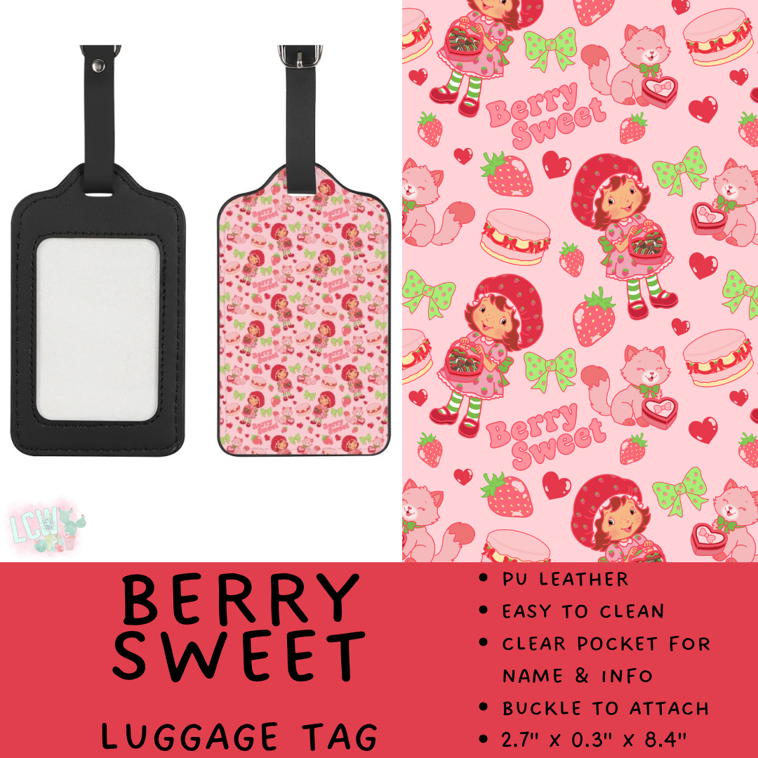 Batch #609 - Travel Collection 2 - Closes 11/6 - ETA early Jan - Berry Sweet Luggage Tag