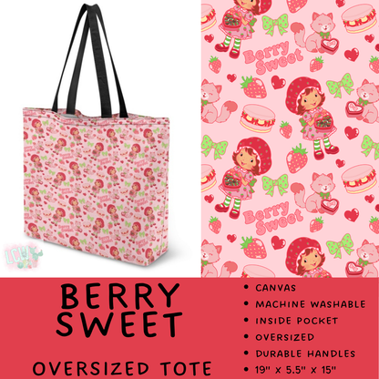 Batch #609 - Travel Collection 2 - Closes 11/6 - ETA early Jan - Berry Sweet Oversized Totes