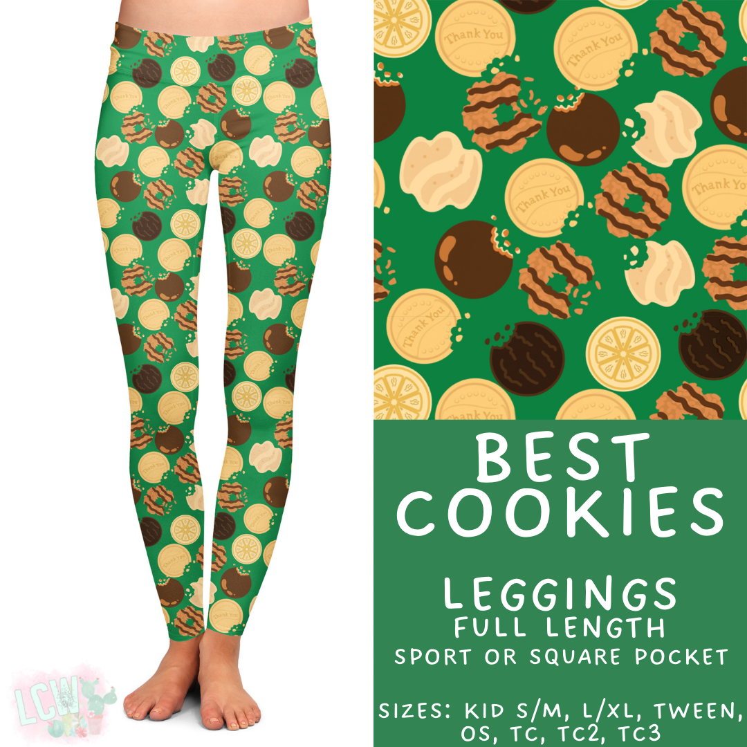 Batch #610 - Cookie Dealer 3 - Closes 11/9 - ETA early Jan - Best Cookies Full Length Leggings