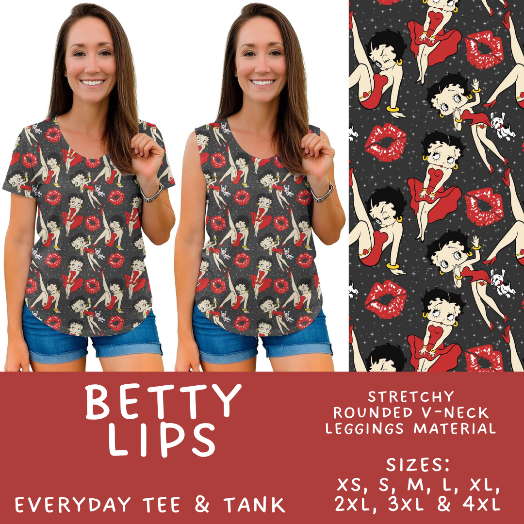 Batch #589 - August Request Run - Closes 9/23 - ETA mid/late Nov - Betty Lips Everyday Tank & Tee