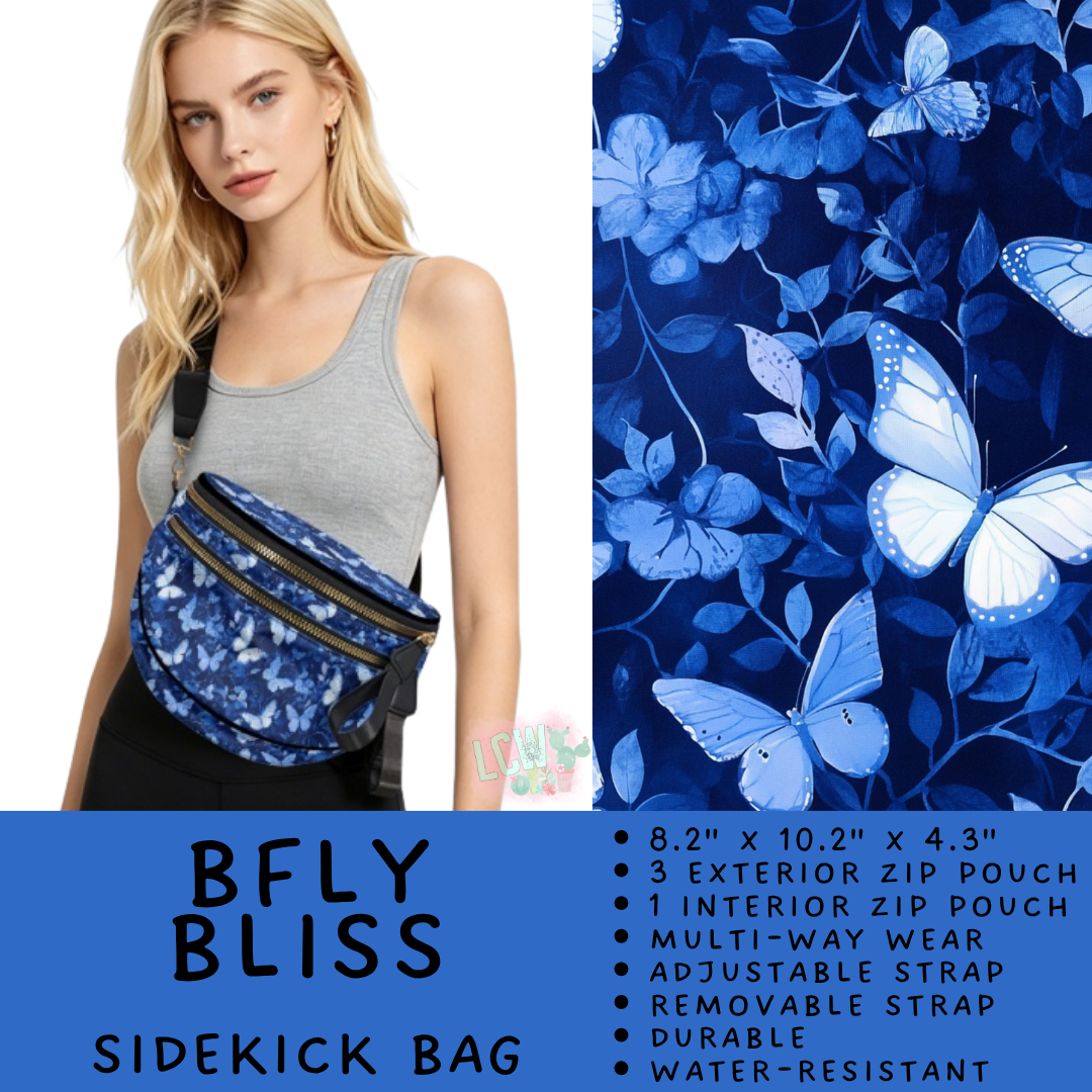 Batch #579 - Sidekick Bags 2 - Closes 9/2 - ETA early November - BFly Bliss Sidekick Bag