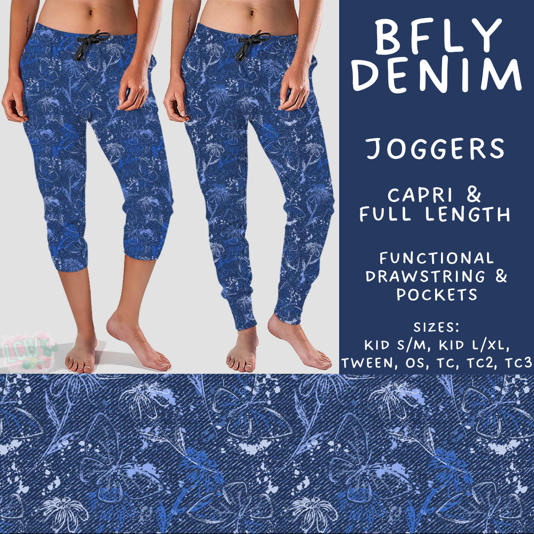 Batch #575 - Fun Run 26 - Closes 8/26 - ETA late October - BFly Denim Full and Capri Length Joggers