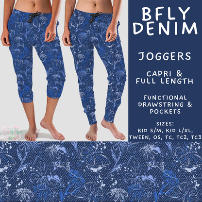 Batch #575 - Fun Run 26 - Closes 8/26 - ETA late October - BFly Denim Full and Capri Length Joggers