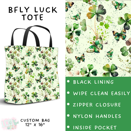 Batch #464 - Lucky Charm Collection - Closes 12/17 - ETA early Feb - BFly Luck Tote