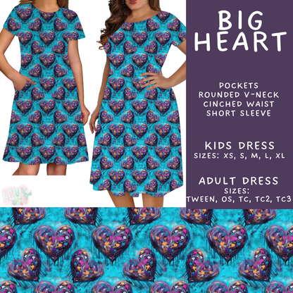 Batch #592 -  Fun Run 27 - Closes 9/30 - ETA late Nov - Big Heart Adult & Kids Dresses