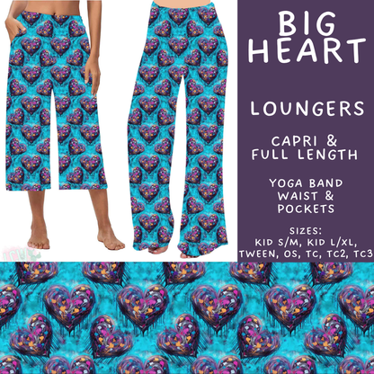 Batch #592 -  Fun Run 27 - Closes 9/30 - ETA late Nov - Big Heart Capri and Full Length Loungers
