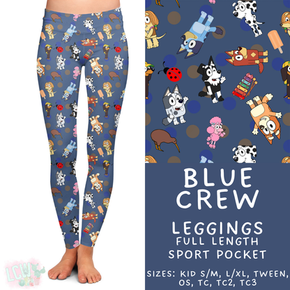 Batch #479 - Cool Characters 11 - Closes 1/21 - ETA mid/late March - Blue Crew Full Length Leggings