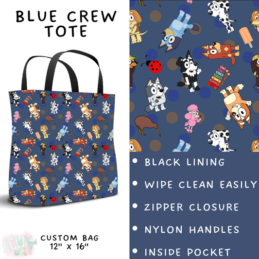 Batch #479 - Cool Characters 11 - Closes 1/21 - ETA mid/late March - Blue Crew Tote