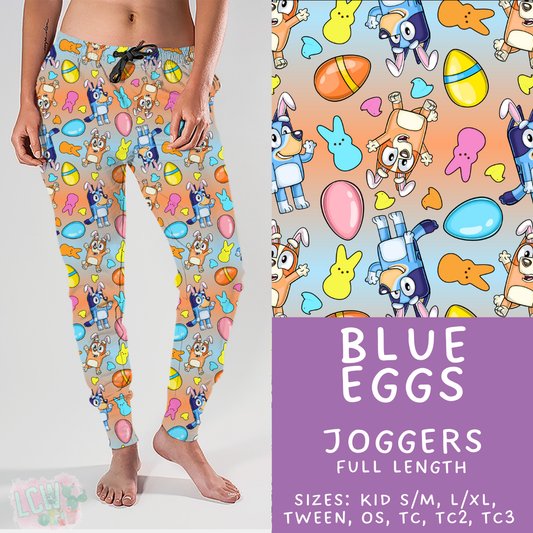 Batch #477 - Magical Character Easter - Closes 1/12 ETA - Early March - Blue Eggs Joggers